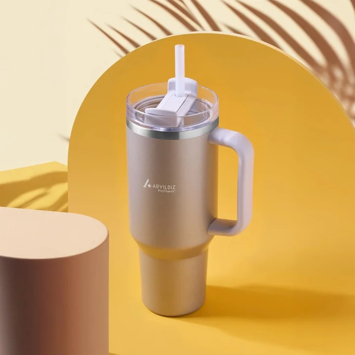 Aryıldız Protherm Flow Up Termos Gold 900 ml