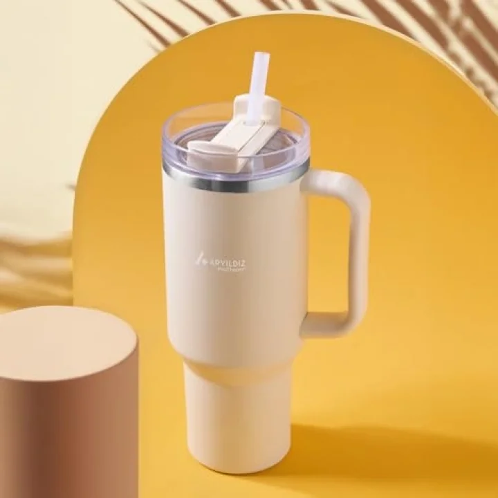 Aryıldız Protherm Flow Up Termos Krem 900 ml