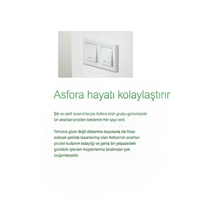 Asfora Plus Beşli Çerçeve Antrasit