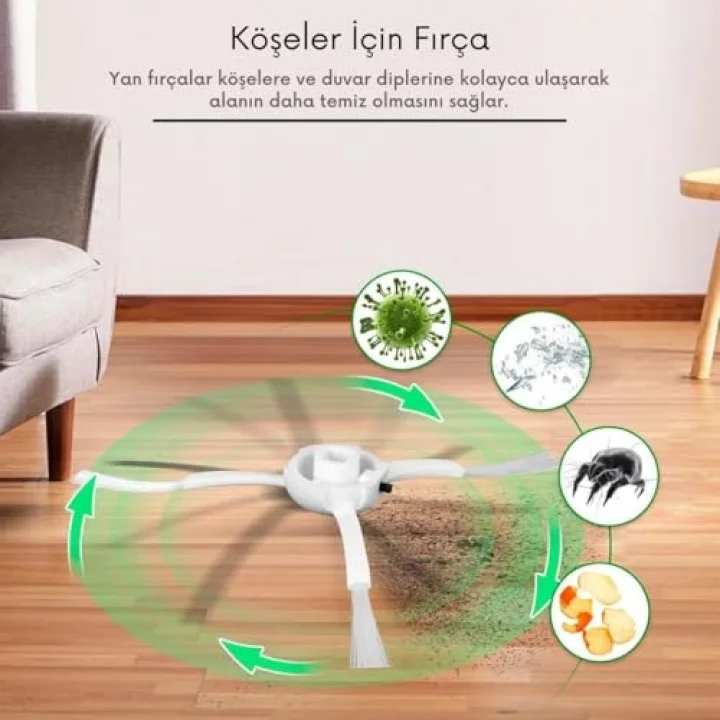 Asgard Dream D10S Plus 2 ADET YAN FIRÇA PKT-iasgard1305