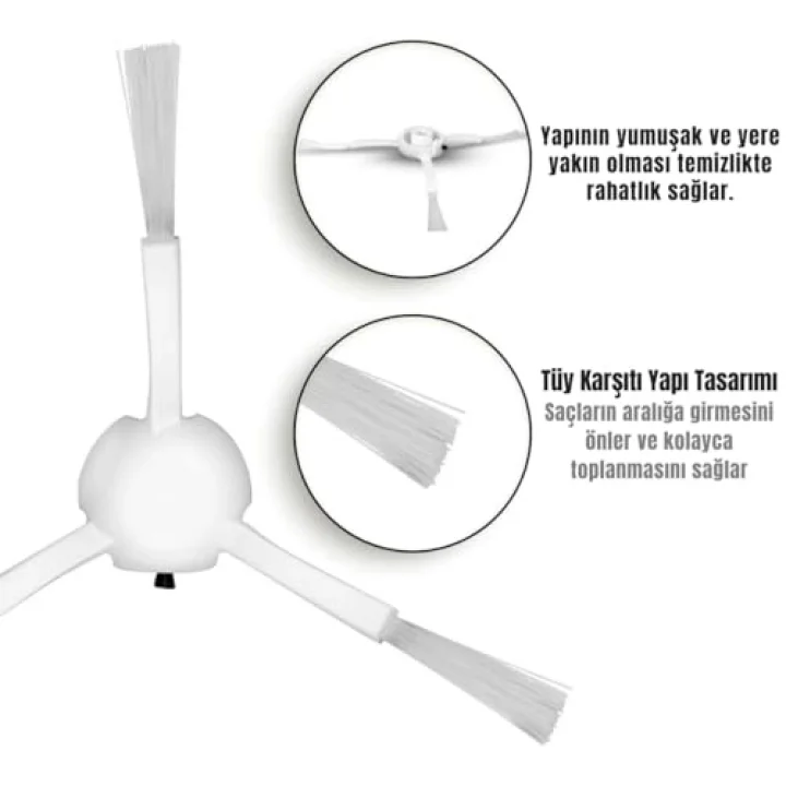 Asgard Dream D10S Plus 2 ADET YAN FIRÇA PKT-iasgard1305