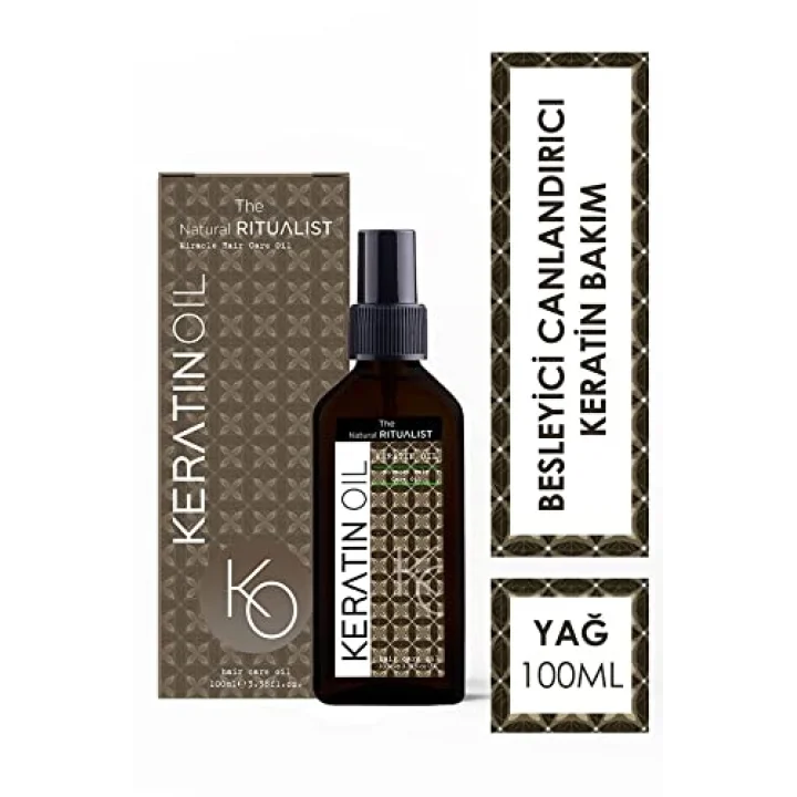 Aşırı Yıpranmış Saçlar için Keratin Bakım Yağı 100ML