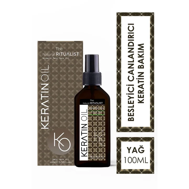 Aşırı Yıpranmış Saçlar için Keratin Bakım Yağı 100ML