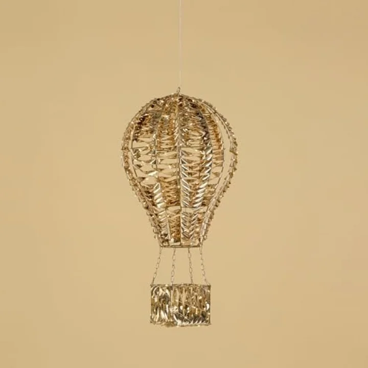 Asu Led Işıklı Balon Dekor 48 cm Altın