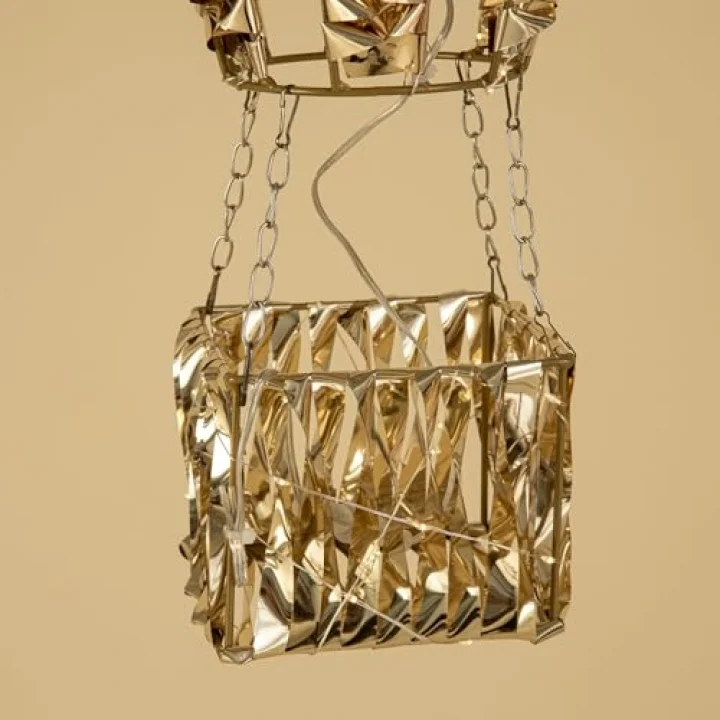 Asu Led Işıklı Balon Dekor 48 cm Altın