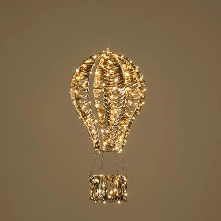 Asu Led Işıklı Balon Dekor 60 cm Altın