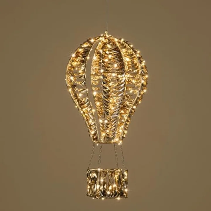 Asu Led Işıklı Balon Dekor 78 cm Altın