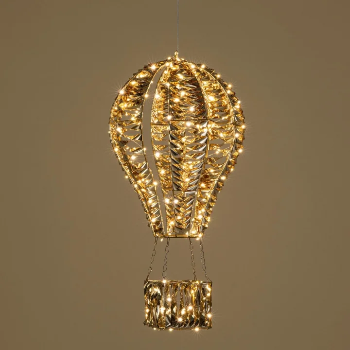 Asu Led Işıklı Balon Dekor 78 cm Altın