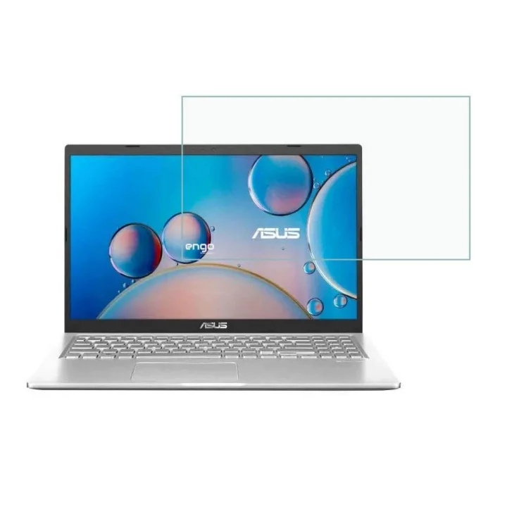 Asus D515DA 15.6 İnç İle Uyumlu Ekran Koruyucu Notebook, 9H Temperli Kırılmaz Esnek Nano Cam, Çizilmeye Ve Darbeye Dayanıklı Laptop Koruma, HD Şeffaf