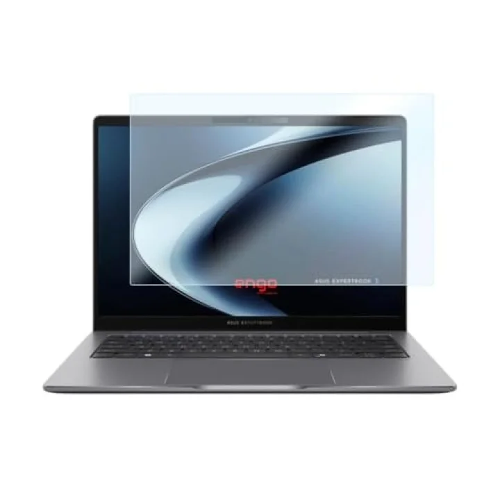 Asus Expertbook P3 P3405 14 İnç İle Uyumlu Ekran Koruyucu Notebook, 9H Temperli Kırılmaz Esnek Nano Cam, Çizilmeye Ve Darbeye Dayanıklı Laptop Koruma, HD Şeffaf