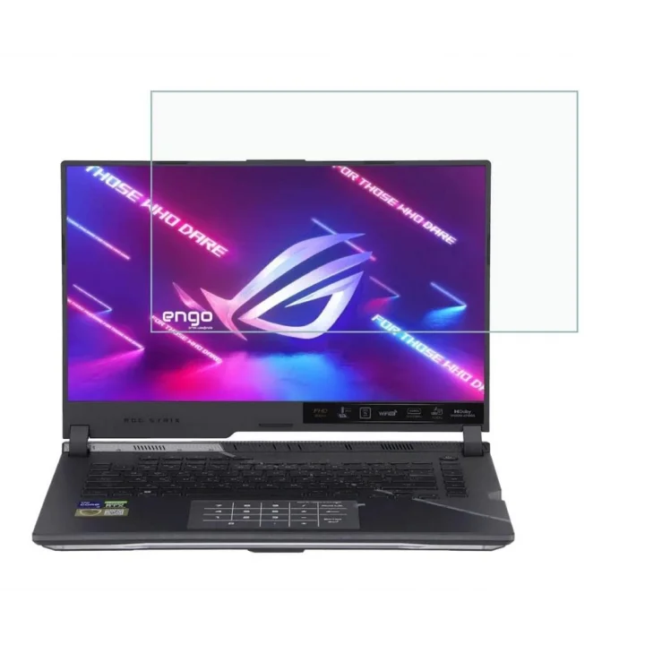 Asus Rog Strix Scar 17 Gaming 17.3 İnç İle Uyumlu Ekran Koruyucu Notebook, 9H Temperli Kırılmaz Esnek Nano Cam, Çizilmeye Ve Darbeye Dayanıklı Laptop Koruma, HD Şeffaf