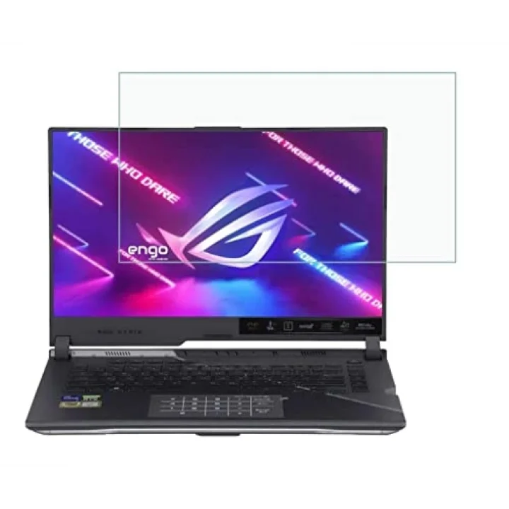 Asus Rog Strix Scar 17 Gaming 17.3 İnç İle Uyumlu Ekran Koruyucu Notebook, 9H Temperli Kırılmaz Esnek Nano Cam, Çizilmeye Ve Darbeye Dayanıklı Laptop Koruma, HD Şeffaf