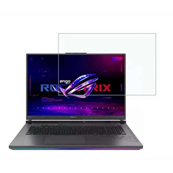 Asus Rog Strix Scar 18 Gaming 18 İnç İle Uyumlu Ekran Koruyucu Notebook, 9H Temperli Kırılmaz Esnek Nano Cam, Çizilmeye Ve Darbeye Dayanıklı Laptop Koruma, HD Şeffaf