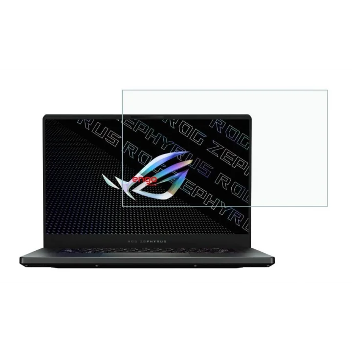 Asus Rog Zephyrus 15.6 İnç İle Uyumlu Ekran Koruyucu Notebook, 9H Temperli Kırılmaz Esnek Nano Cam, Çizilmeye Ve Darbeye Dayanıklı Laptop Koruma, HD Şeffaf