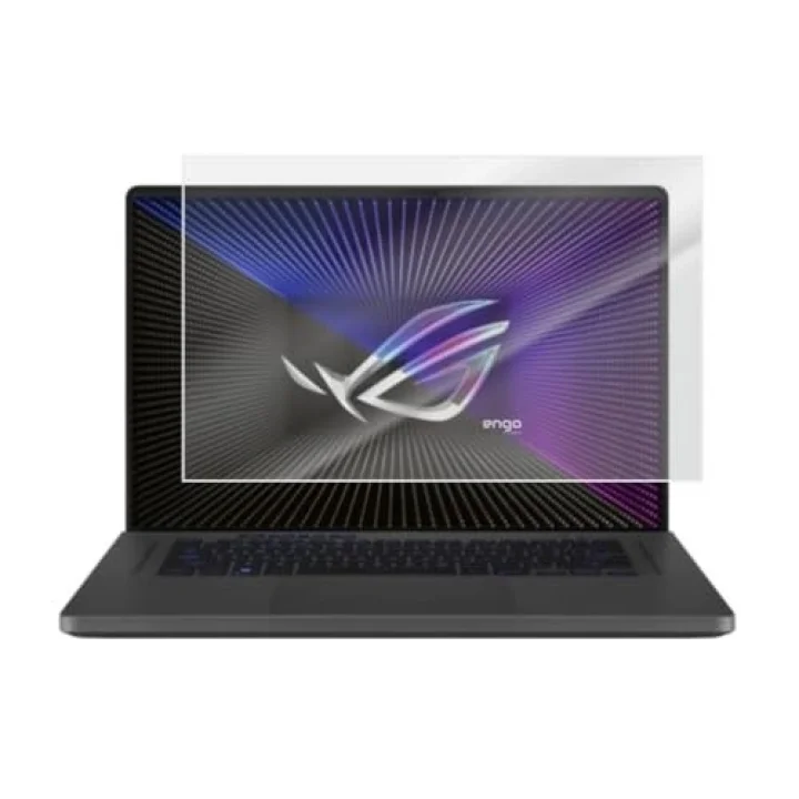 Asus Rog Zephyrus M16 16 İnç İle Uyumlu Mat Ekran Koruyucu Notebook, Yansıma Ve Parlama Önleyici Parmak İzi Bırakmayan Laptop Koruma, 9H Temperli Kırılmaz Esnek Nano Cam 16:10