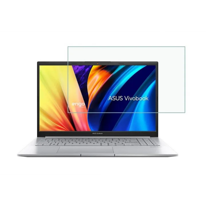 Asus Vivobook 15X Oled 15.6 İnç İle Uyumlu Ekran Koruyucu Notebook, 9H Temperli Kırılmaz Esnek Nano Cam, Çizilmeye Ve Darbeye Dayanıklı Laptop Koruma, HD Şeffaf
