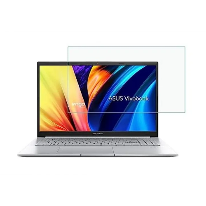 Asus Vivobook 15X Oled 15.6 İnç İle Uyumlu Ekran Koruyucu Notebook, 9H Temperli Kırılmaz Esnek Nano Cam, Çizilmeye Ve Darbeye Dayanıklı Laptop Koruma, HD Şeffaf
