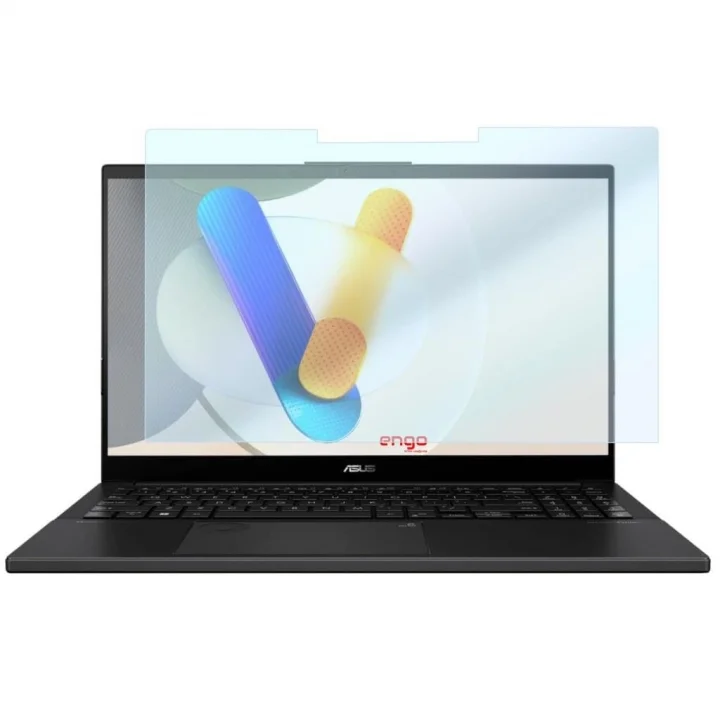 Asus Vivobook Pro 15 Oled Q533 15.6 İnç İle Uyumlu Ekran Koruyucu Notebook, 9H Temperli Kırılmaz Esnek Nano Cam, Çizilmeye Ve Darbeye Dayanıklı Laptop Koruma, HD Şeffaf 16:9