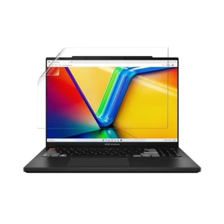 Asus Vivobook Pro 16X Oled 16 İnç İle Uyumlu Ekran Koruyucu Notebook, 9H Temperli Kırılmaz Esnek Nano Cam, Çizilmeye Ve Darbeye Dayanıklı Laptop Koruma, HD Şeffaf 16:10