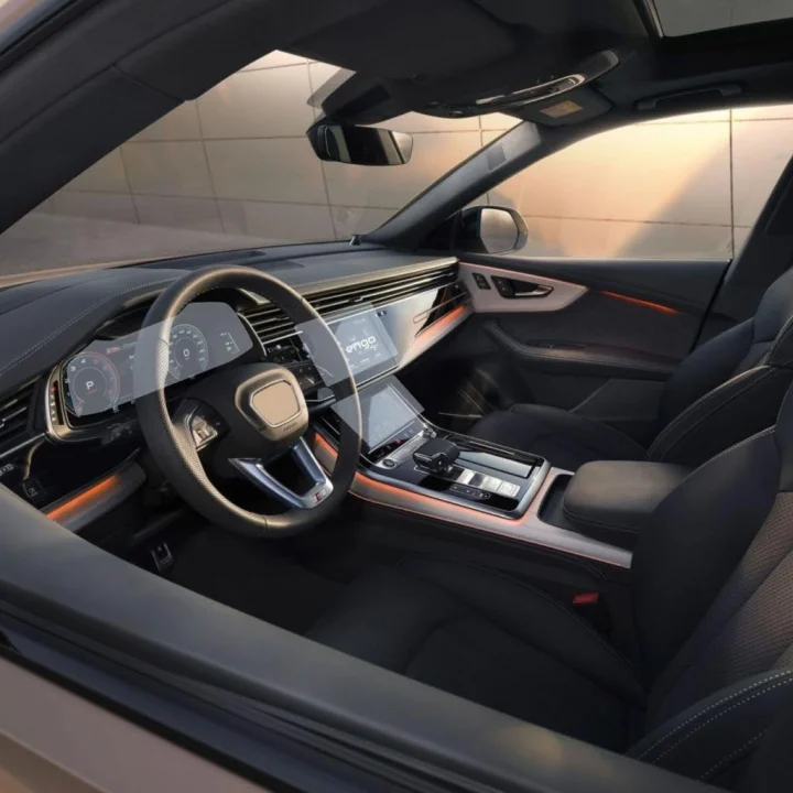 Audi A6 İle Uyumlu Mat Ekran Koruyucu Multimedya Kumanda Gösterge Klima
