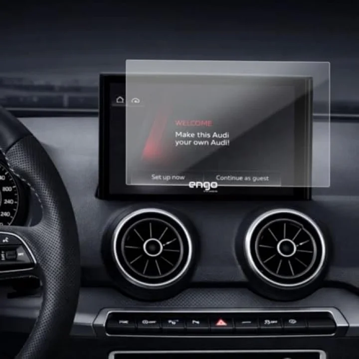 Audi Q2 9 İnç İle Uyumlu Mat Ekran Koruyucu Multimedya 9H Nano