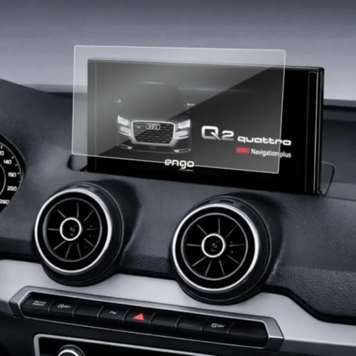 Audi Q2 9 İnç İle Uyumlu Mat Ekran Koruyucu Multimedya 9H Nano