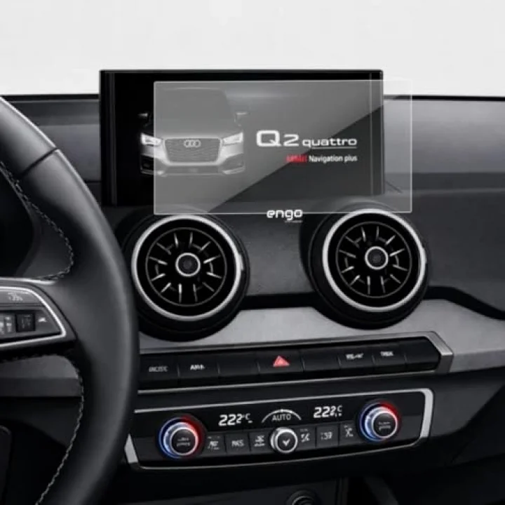 Audi Q2 9 İnç İle Uyumlu Mat Ekran Koruyucu Multimedya 9H Nano