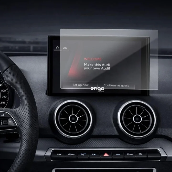 Audi Q2 9 İnç İle Uyumlu Mat Ekran Koruyucu Multimedya 9H Nano