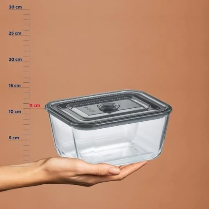 Aurelia Cam Saklama Kabı Dikdörtgen 2,5 L