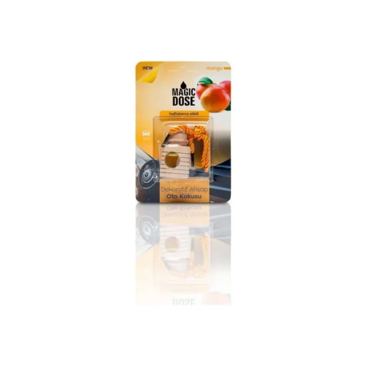 Autokit Dekoratif Kokulu Ahşap Ayna Süsü Mango