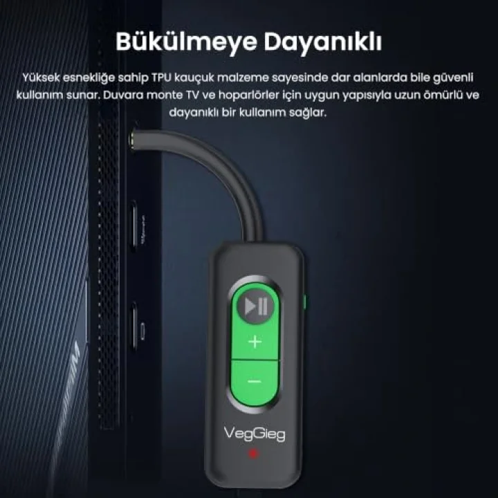 Aux Bluetooth 5.4 Transmitter & Receiver Kablosuz Ses Adaptörü