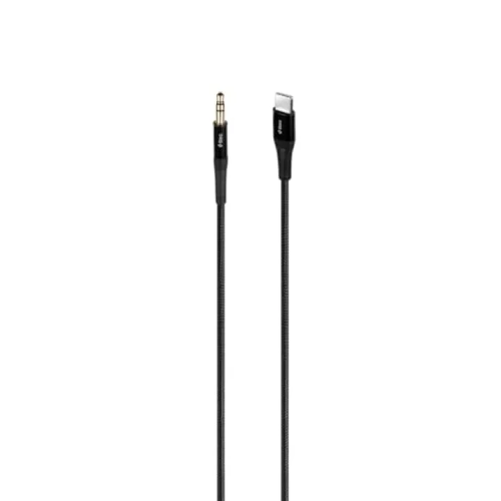 Aux - USB-C Ses Kablosu 100cm Siyah