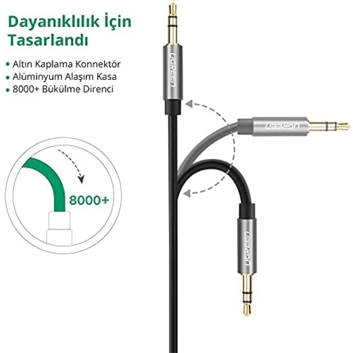AV119 3.5mm Aux Ses Kablosu, 1.5 Metre
