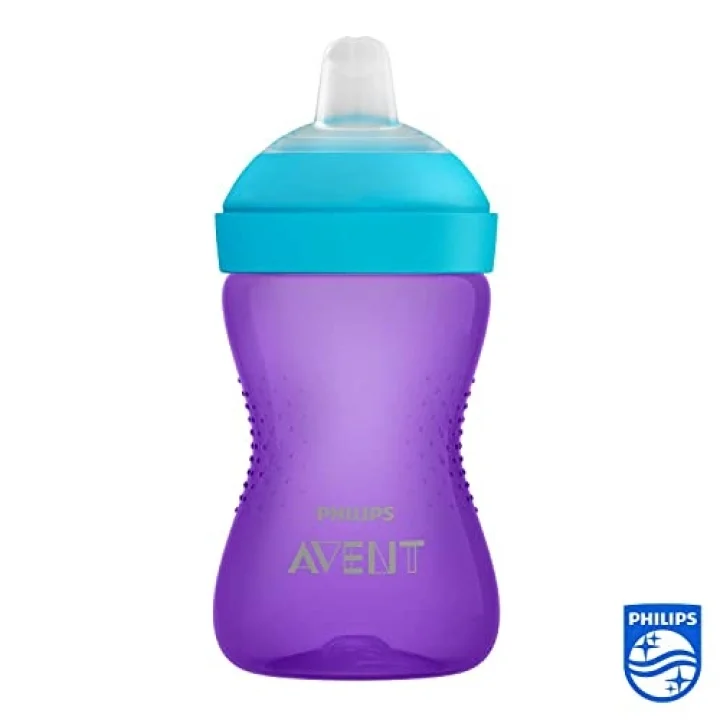 Avent Yumuşak Uçlu Alıştırma Bardağı, 9 Ay, 300 Mililitre, Mor, SCF802/02