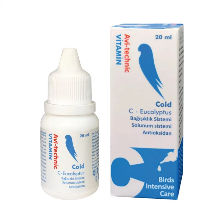 Avi-Technic Kuşlar İçin Vitamin C Cold (Solunum Sistemi Antioksid) 20ml