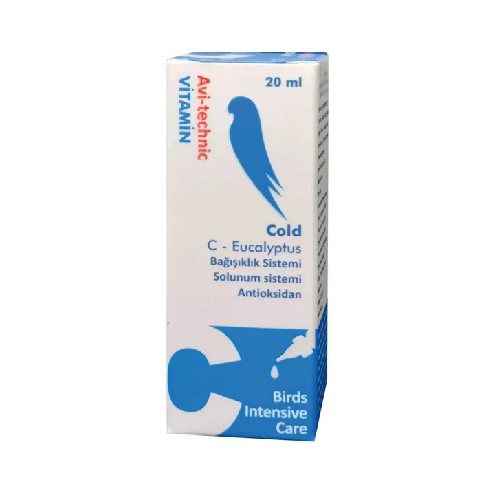 Avi-Technic Kuşlar İçin Vitamin C Cold (Solunum Sistemi Antioksid) 20ml