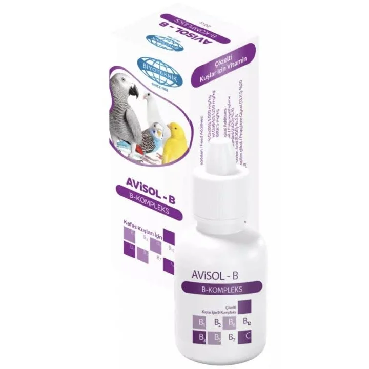Avisol-Se Kuşlar İçin E Vitamini, 30 Cc