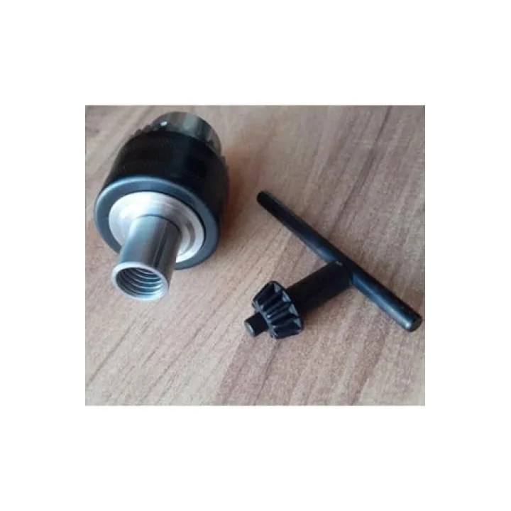 Avuç Taşlama Spiral Makinesini Mandrenli Matkaba Dönüştüren Adaptörlü Çelik Mandren Anahtarlı