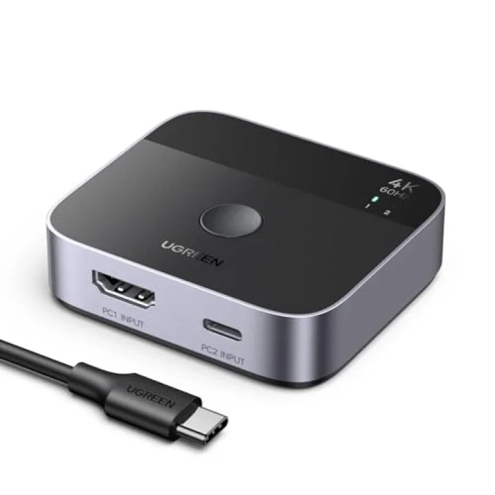 AW503 USB-C + HDMI 2 Giriş 1 Çıkış Switch, 4K 60Hz, 55452