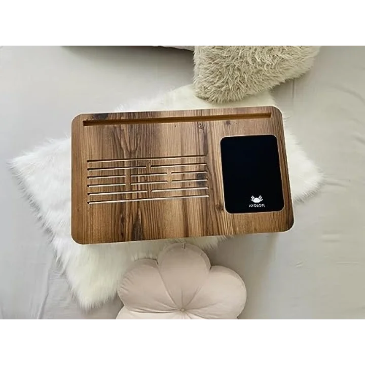 Axolotl Foldaway Telefon ve Tablet Bölmeli Katlanır Ayaklı Laptop Sehpası Notebook Bilgisayar Çalışma Masa Lidya