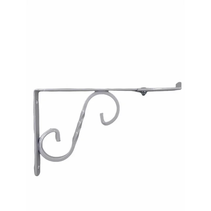 Mey İthalat® Ayarlı Ferforje Raf Altı No:3 Beyaz