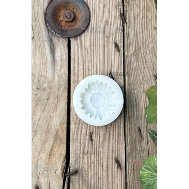 Ayçiçeği Tekli Mum Kalıbı (Silikon) (1 Adet)