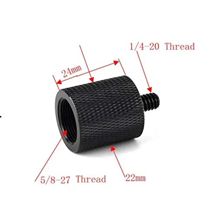 ayex 5/8 inç Mikrofon standını 1/4 İnçe Dönüştürücü Vida Adaptörü