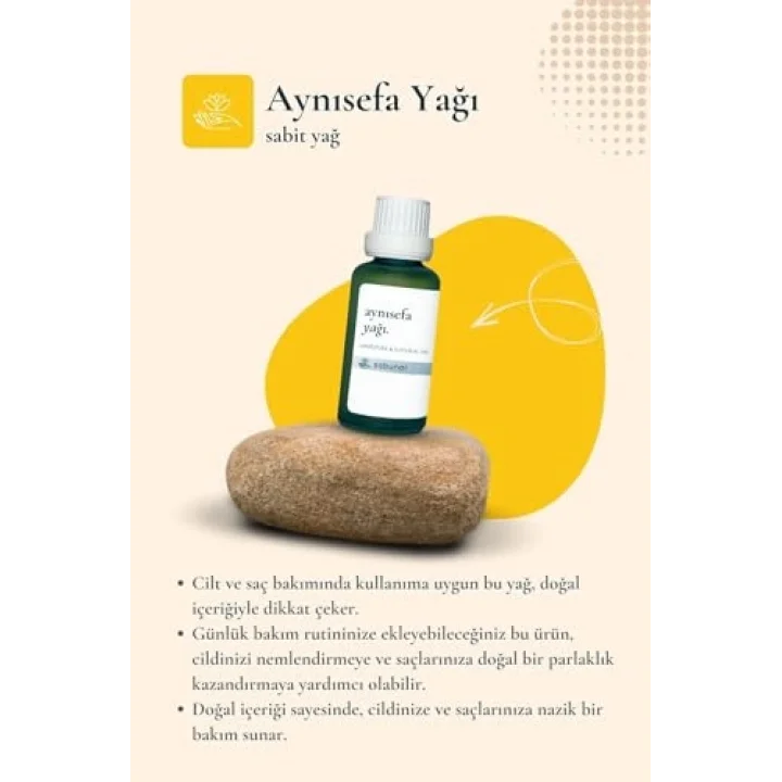 Aynısefa Yağı 30 ml - Katkısız Doğal Cilt Bakım Yağı