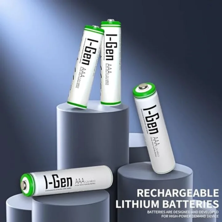 B109 8 Adet AAA 900 Mah Şarj Edilebilir İnce Kalem Pil 1.2V Ni-MH Şarjlı Pil