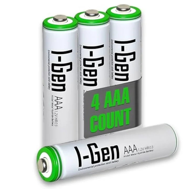 B164 4 Adet AAA 900 mAh Şarj Edilebilir İnce Kalem Pil 1.2V Ni-MH Şarjlı Pil
