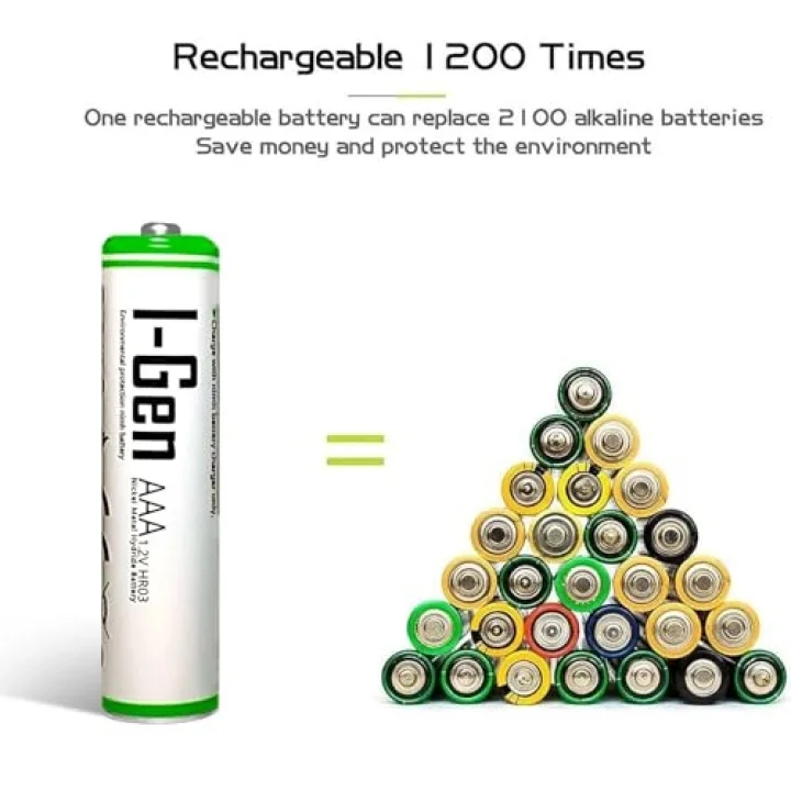 B164 4 Adet AAA 900 mAh Şarj Edilebilir İnce Kalem Pil 1.2V Ni-MH Şarjlı Pil