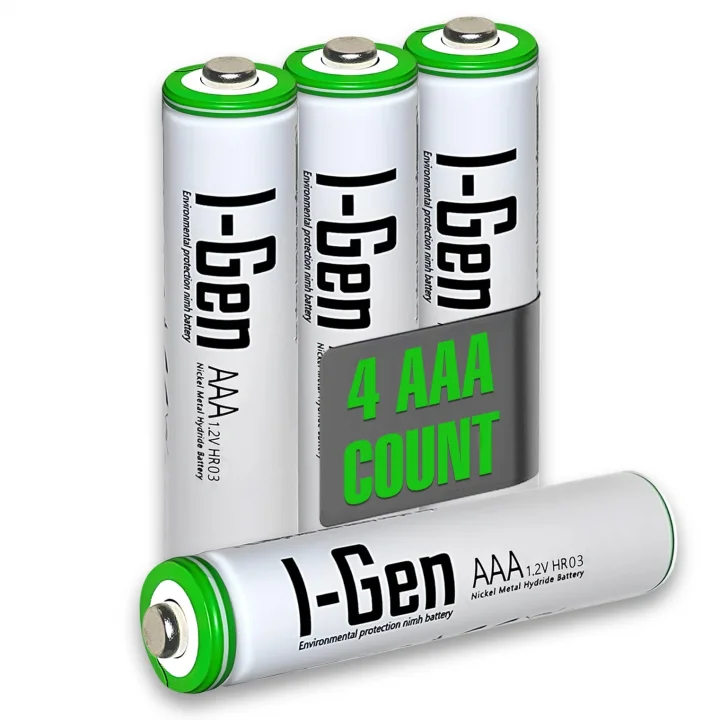 B164 4 Adet AAA 900 mAh Şarj Edilebilir İnce Kalem Pil 1.2V Ni-MH Şarjlı Pil