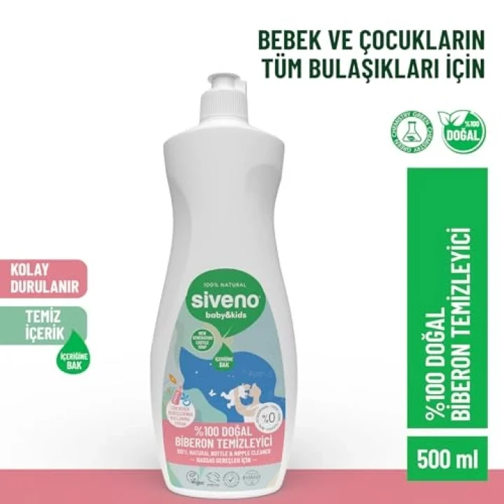 Baby Doğal Emzik ve Biberon Temizleyici 500 ml