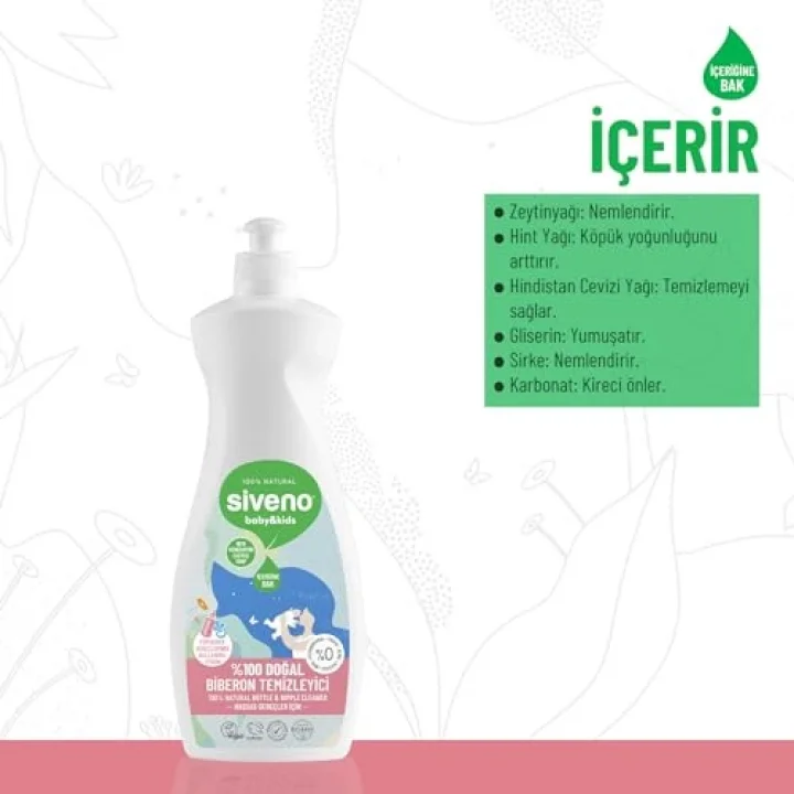 Baby Doğal Emzik ve Biberon Temizleyici 500 ml